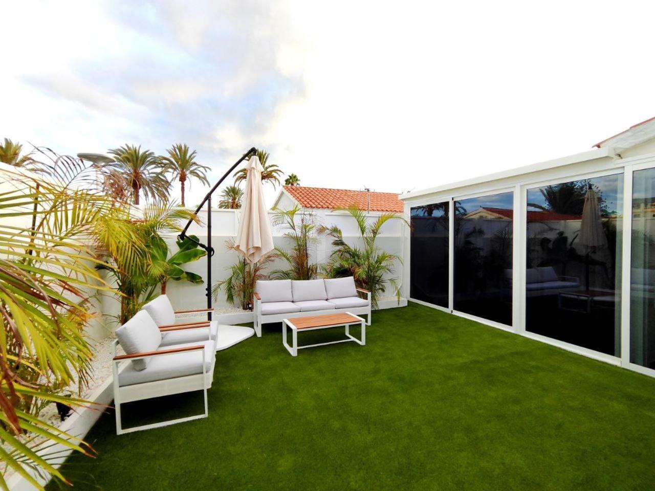 Bungalow "Bahia Azul" Плая дел Инглес Екстериор снимка