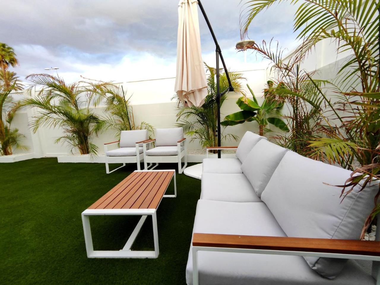 Bungalow "Bahia Azul" Плая дел Инглес Екстериор снимка